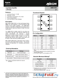 Datasheet AM50-0002TR производства M/A-COM